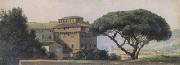 Pierre de Valenciennes View of the Convent of the Ara Coeli The Umbrella Pine (mk05) oil painting artist